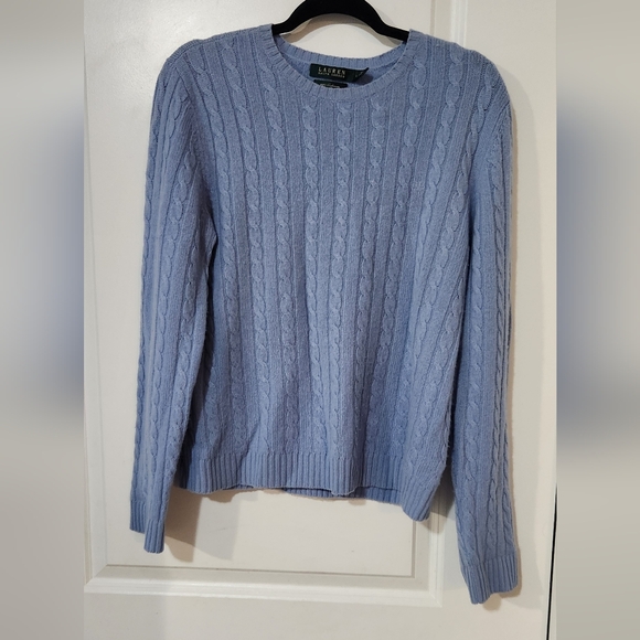 Lauren Ralph Lauren The Iconic Cable 100% Cashmere Sweater - Picture 5 of 6